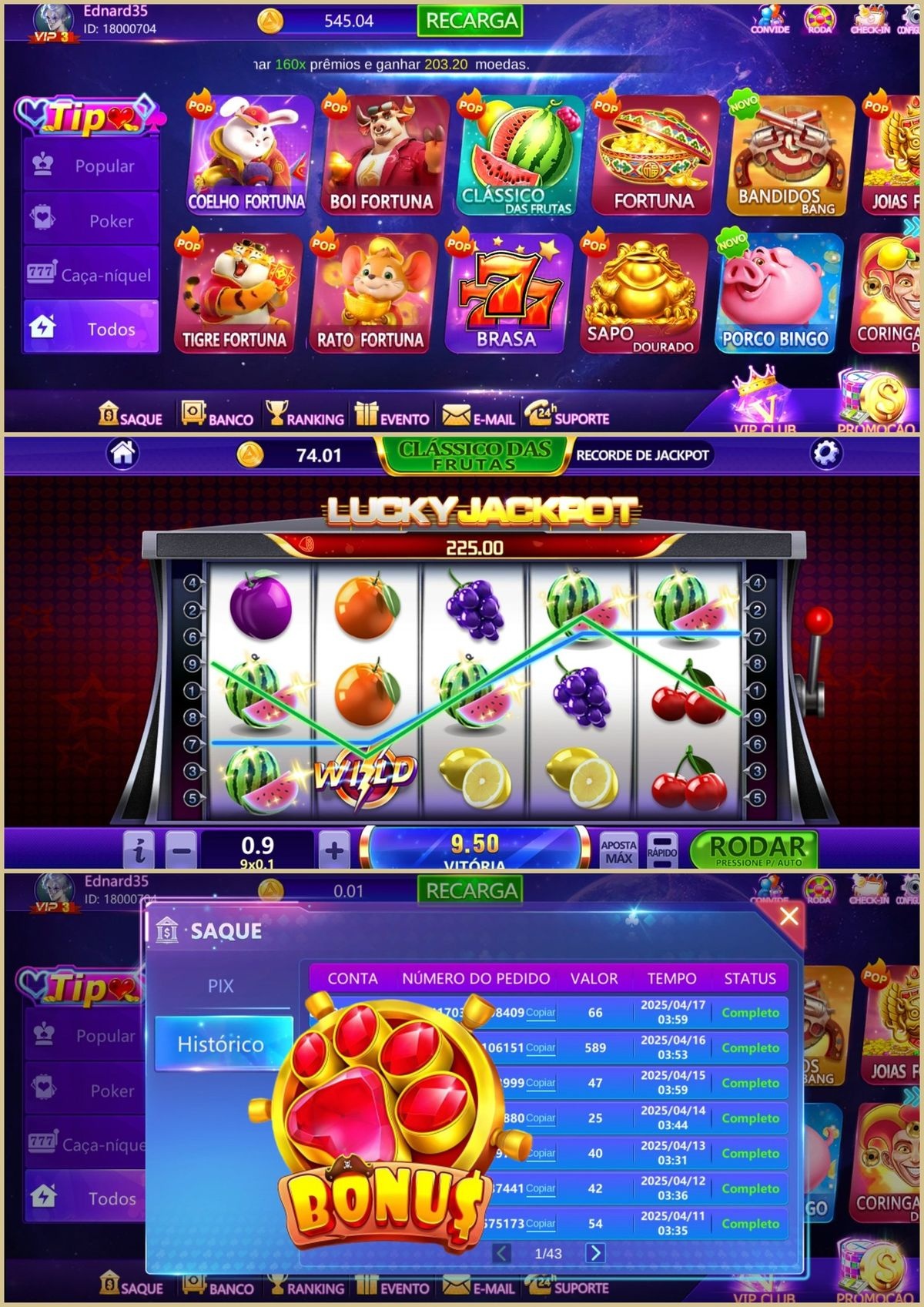 glory casino crazy game