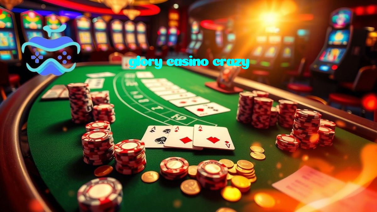 glory casino crazy casino presented on mobile device in Pakistan with slots and live games